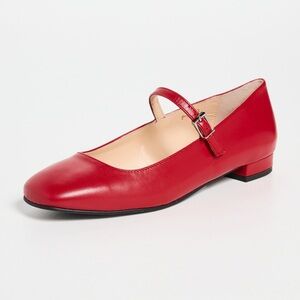 ALOHAS Por Do Sol Red Mary Jane Flats